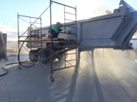 réalisation de sablage au jet ou sandblast