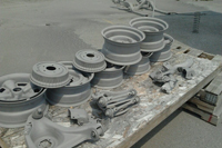 réalisation de sablage au jet ou sandblast